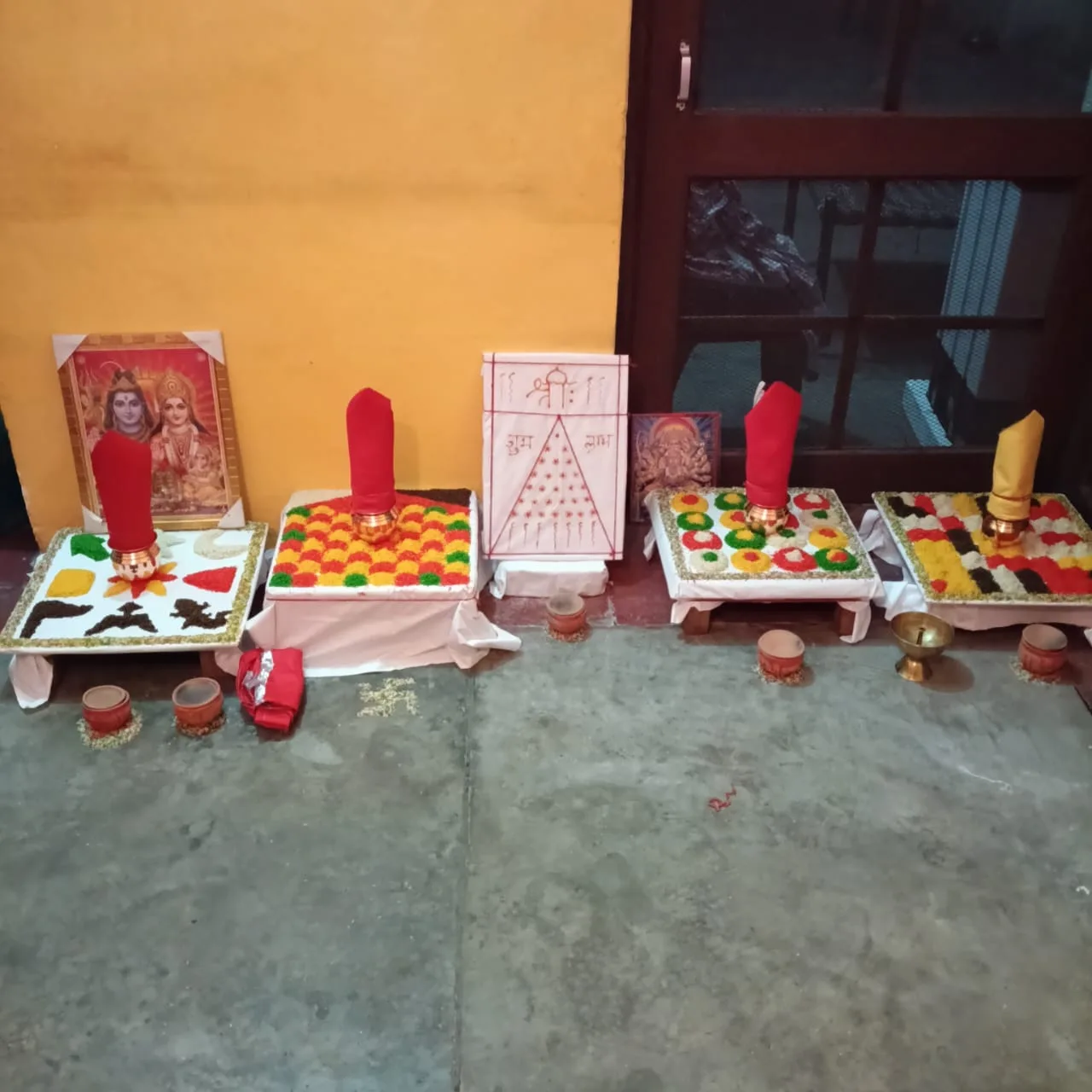 Navgrah Puja Kalash Setup